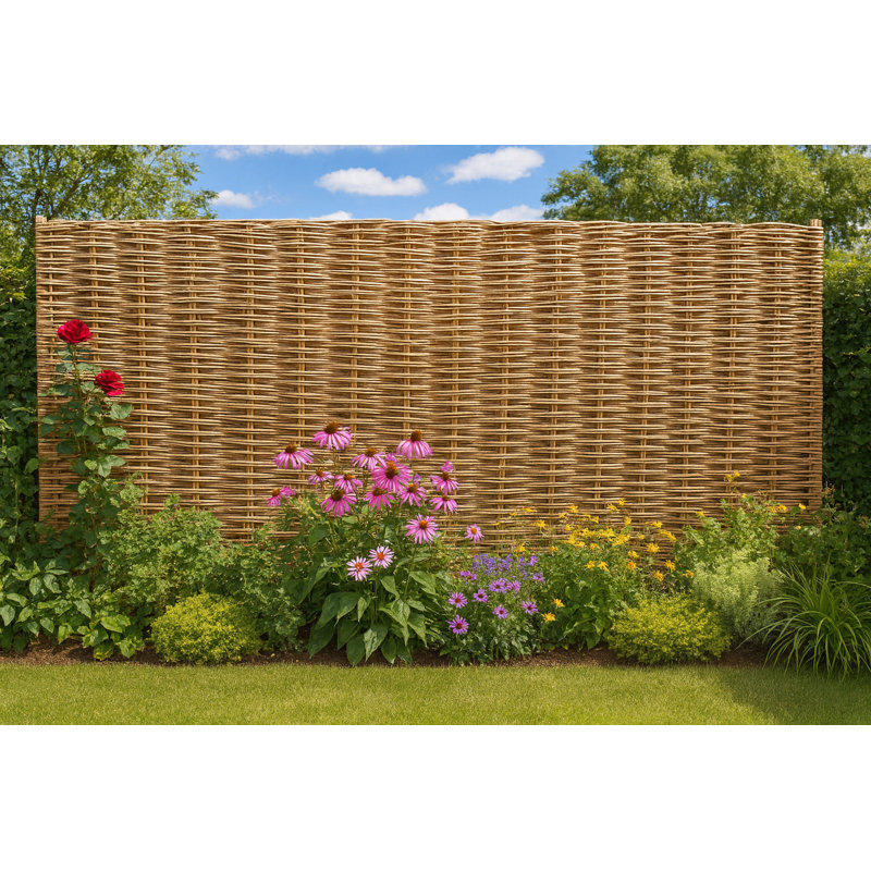 Debarked Willow Hurdle Panel