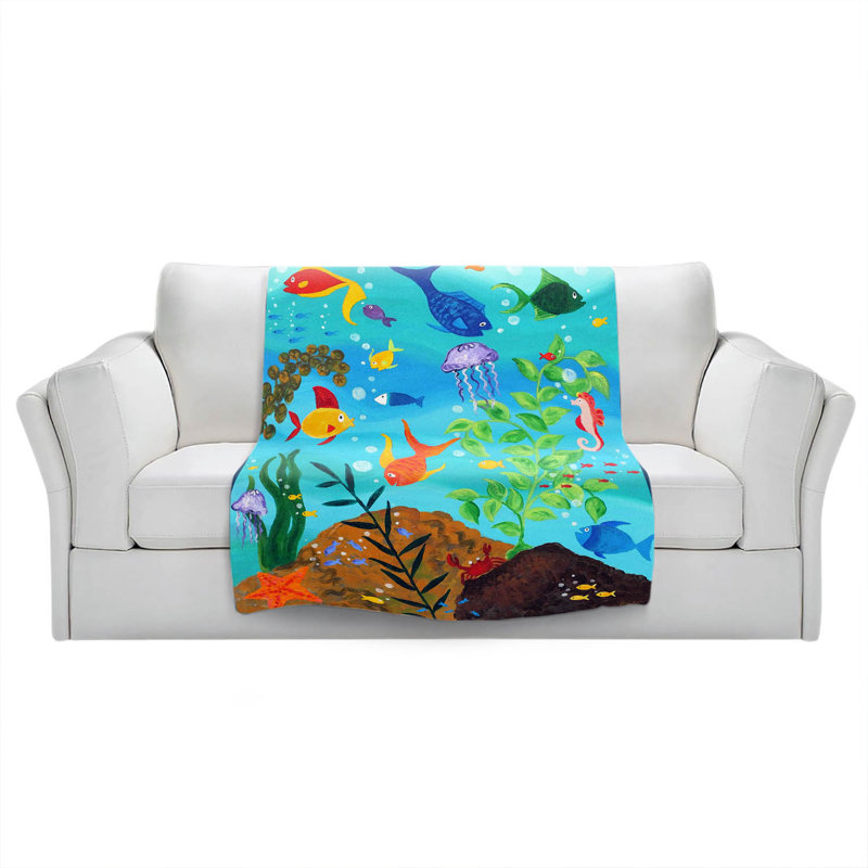 Couverture happy fish iii , 68 po x 80 po