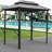 8 Ft. W 6 Ft. D Metal Grill Gazebo-88593880