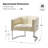 Rosetta Glam Armchair With Metal Legs-2000868417