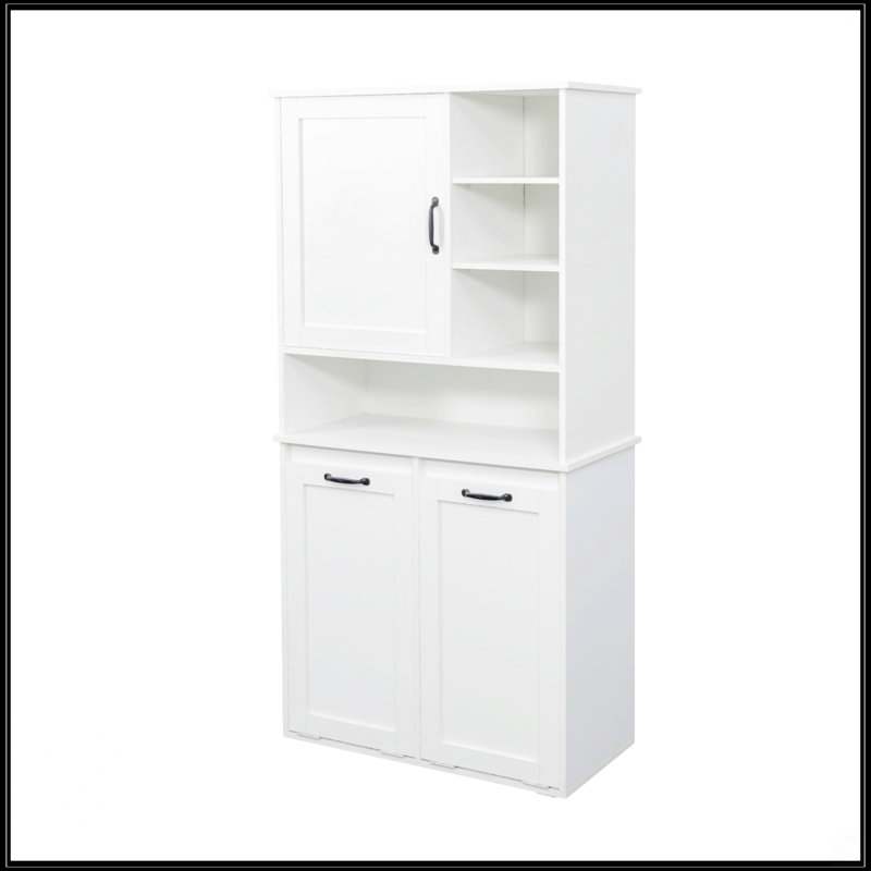 Armoire de buanderie avec portes et tablette