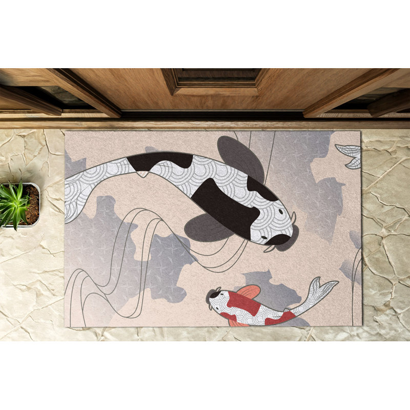 Non-Slip Outdoor Doormat, W100 x L150 cm