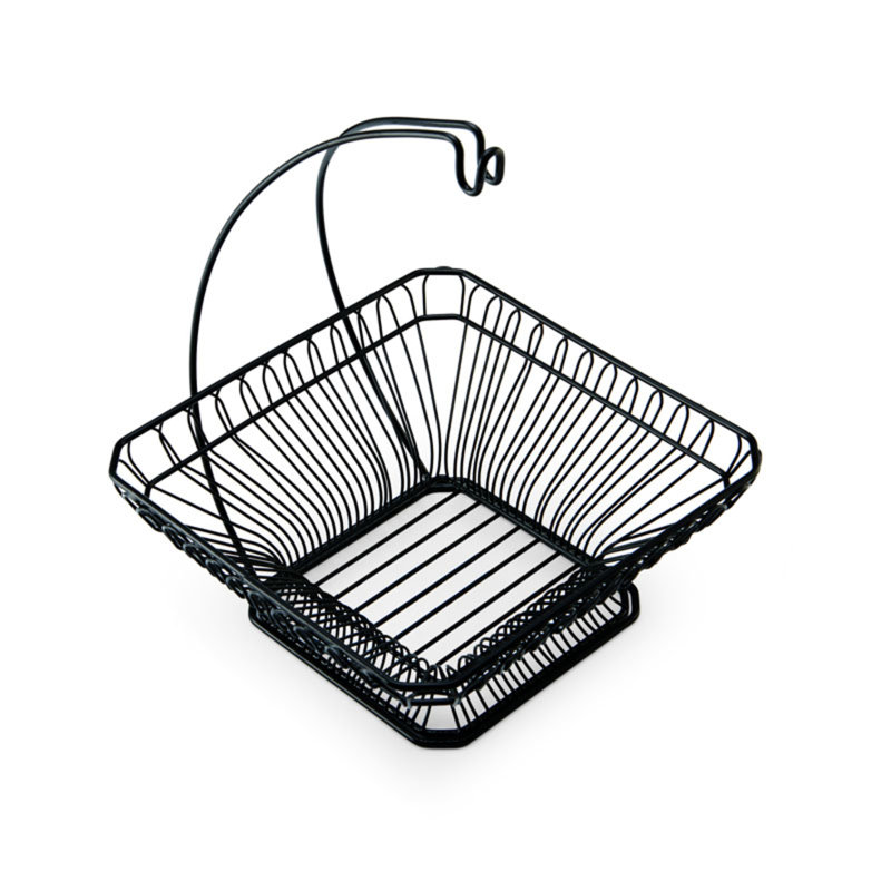 Gourmet Basics by Mikasa French Countryside Metal Fruit Basket with Banana Hook