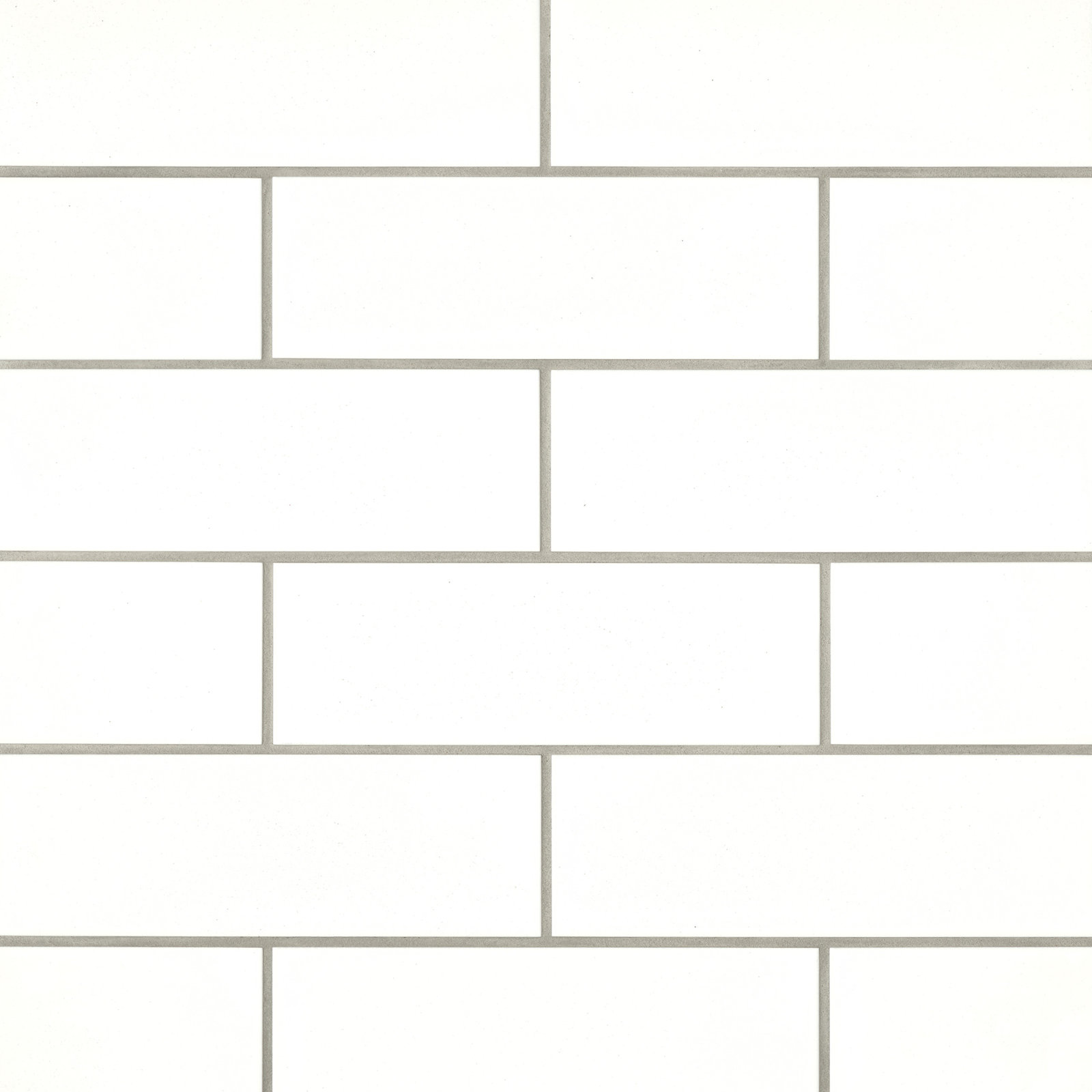 Grace 4" x 12" Ceramic Subway Tile, Bianco