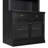 83.4"Tall Bookshelf Suite with LED Lighting, Modern Bookcases with Glass Doors and Drawers,2-Piece Set Storage Bookcase Suite with Open Shelves for Living Room,Home Office