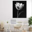 Toile noire moderne Modern Flower, conçue par CAD Designs-1998237371