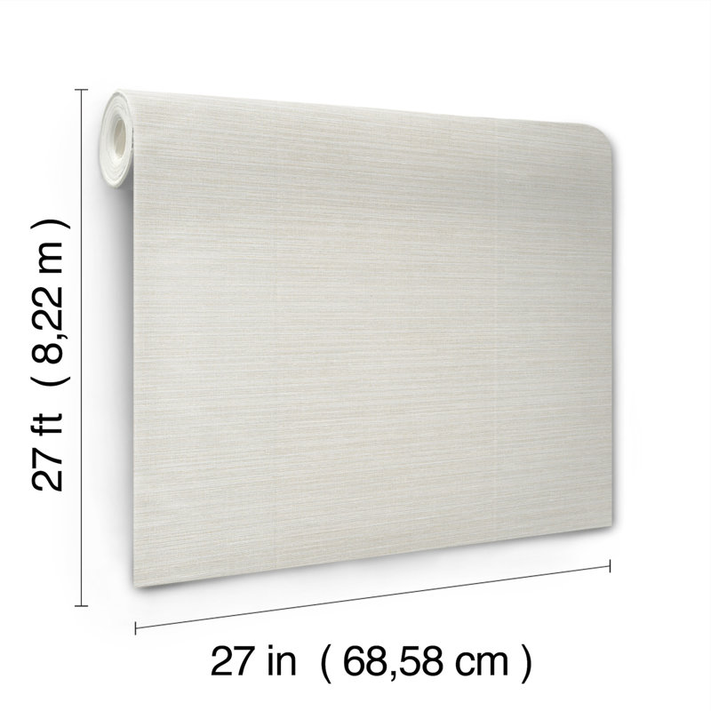 Papier peint Amyra Silk Fig, Blanc