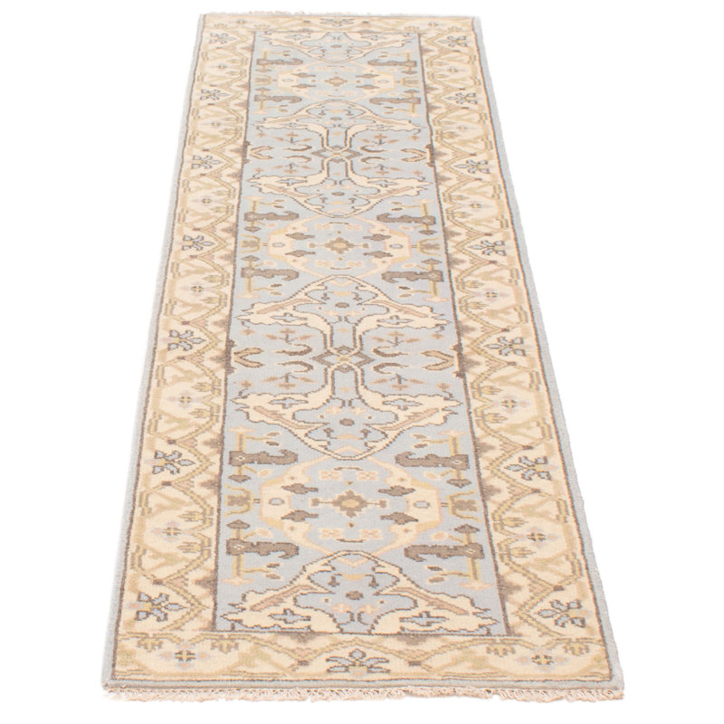 Aleathia One-of-a-Kind 2'6" x 9'11" New Age Runner Wool Area Rug in