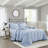 SALOMON Pre-washed Microfiber Reversible 3 Piece Comforter Set-1137356841-1139209341