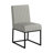 Polyester Upholstered Dining Chairs with Iron Leg Frame Side Chair (Set of 2)-2088669261