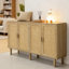 Armoire de rangement en rotin