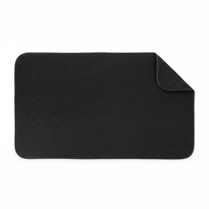 Tapis de vaisselle en microfibre absorbant pour ustensiles de comptoir de cuisine Jumbo 18 po x 30 po Jumbo