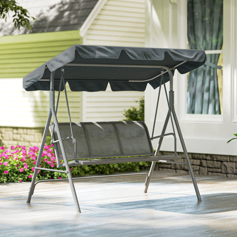 3 Person Porch Swing with Canopy