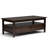 Warm Shaker 48"W Solid Wood Coffee Table with Two Storage Drawers and Open Shelf-1380707758