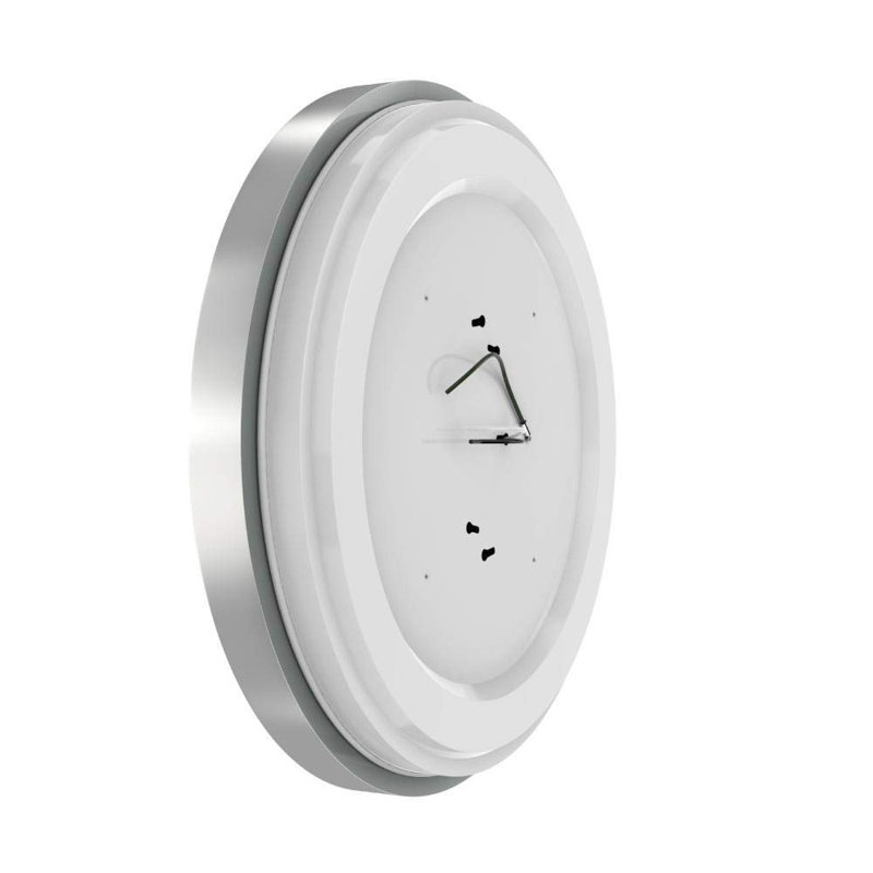 Plafonnier encastré 1 lumière à DEL Wellen, H 3,9 po x l 14 po x P 14 po, 25W, 1750