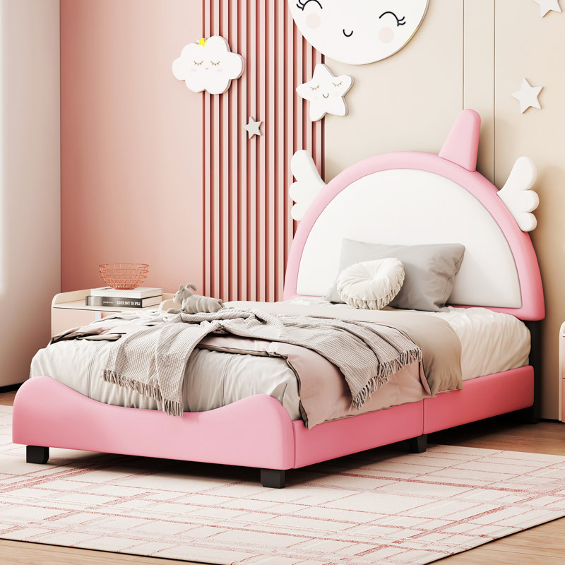 Base de lit plateforme 45,13 po avec tête de lit Heanor