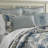 Tommy Bahama Raw Coast Blue Cotton Reversible Duvet Cover Set-20620808