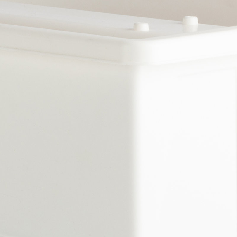 Ensemble de 2 boîtes à fleurs sur rail Railing - boîtes à fleurs de 20,75 pouces avec inserts de drainage amovibles - jardinières extérieures de 6 gallons pour décor de porche, de terrasse ou de balcon, convient aux rails de 3 po à 4 po de Pure Garden (blanc)