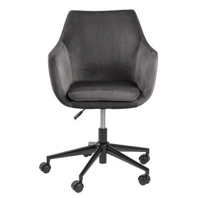 Ritenour Velvet Office Chair