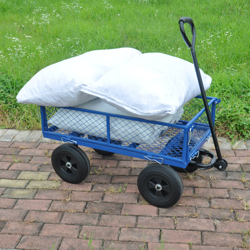 Les chariots de chariot de jardin de chariot d'outils de chariot facilitent le transport du bois de chauffage