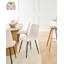 Set of 4 Dining Chairs TUSCOLA Fabric-1370408489