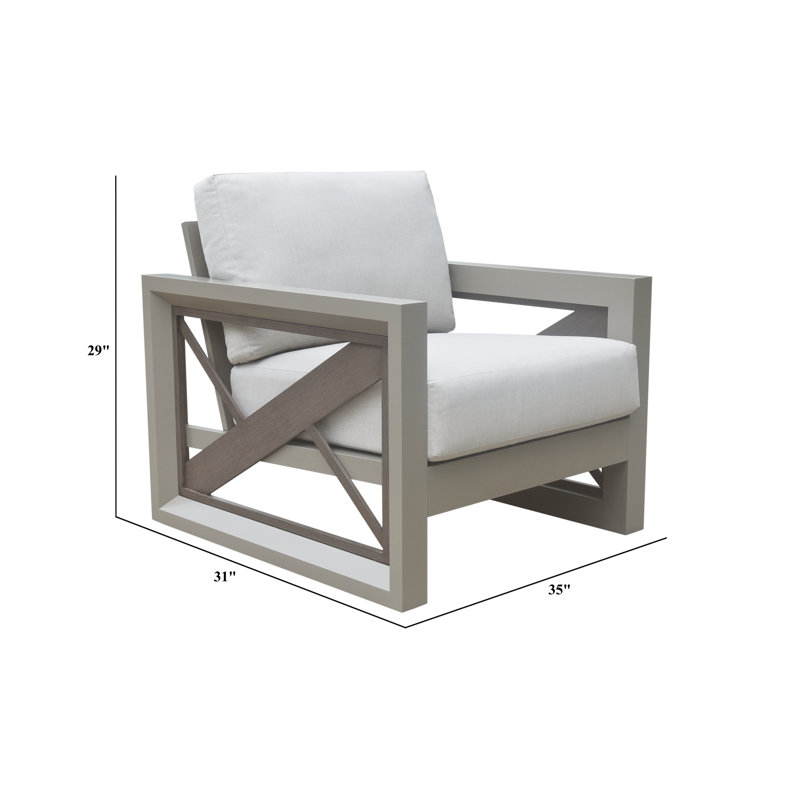 Fauteuil de patio Kalaila Dalilah