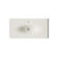 Iron/Impressions 43" Cast Iron One-Piece Surface and Integrated Lavatory with Single-Hole Faucet Drilling-93691495-129135349
