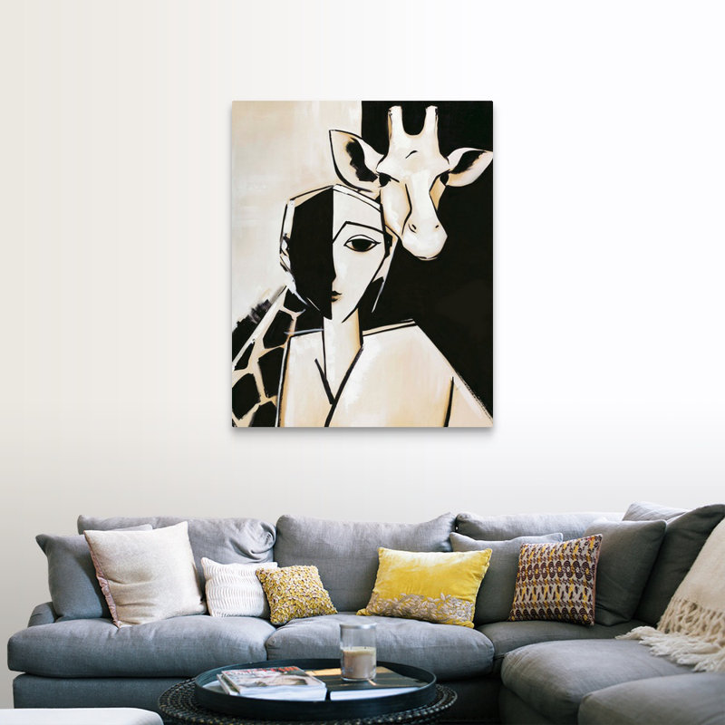Reproduction d'art sur toile, H 45 po x l 36 po x P 1,25 po, Toile tendue