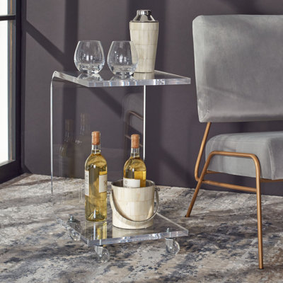 Cityside Acrylic Bar Cart