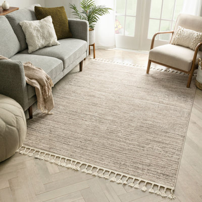 Loop-De-Loop Moroccan Synthetic Area Rug