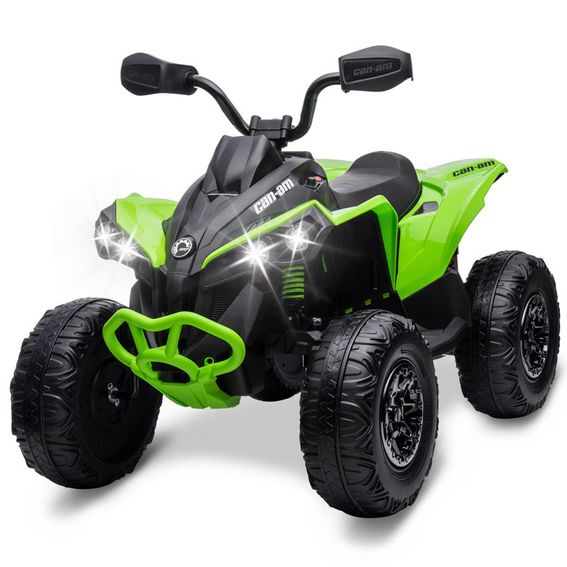 Voiture-jouet à 4 roues pour véhicule tout-terrain 12V 12V, Vert