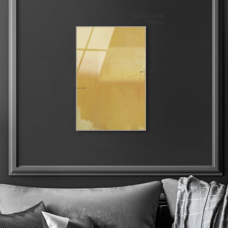 High Vibration High-Gloss Frameless Acrylic Glass Wall Art Abstract Print by Oliver Gal, Ready to Hang, 10 x 15, 31"H x 46"W