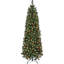 Arbre de Noël prelit à crayon mince, lumières blanc chaud, bouts de branches-102144481