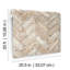 Papier peint Canelle Taupe-397308008