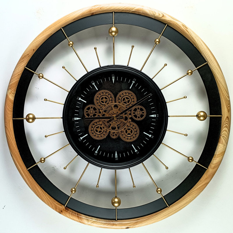 Solid Wood Wall Clock