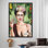 Frida Kahlo Smoking Woman Artwork - Famous Printed Poster for Wall Decor