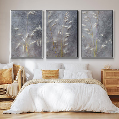 «Moonlit Dream I», ensemble de 3 reproductions sur toile
