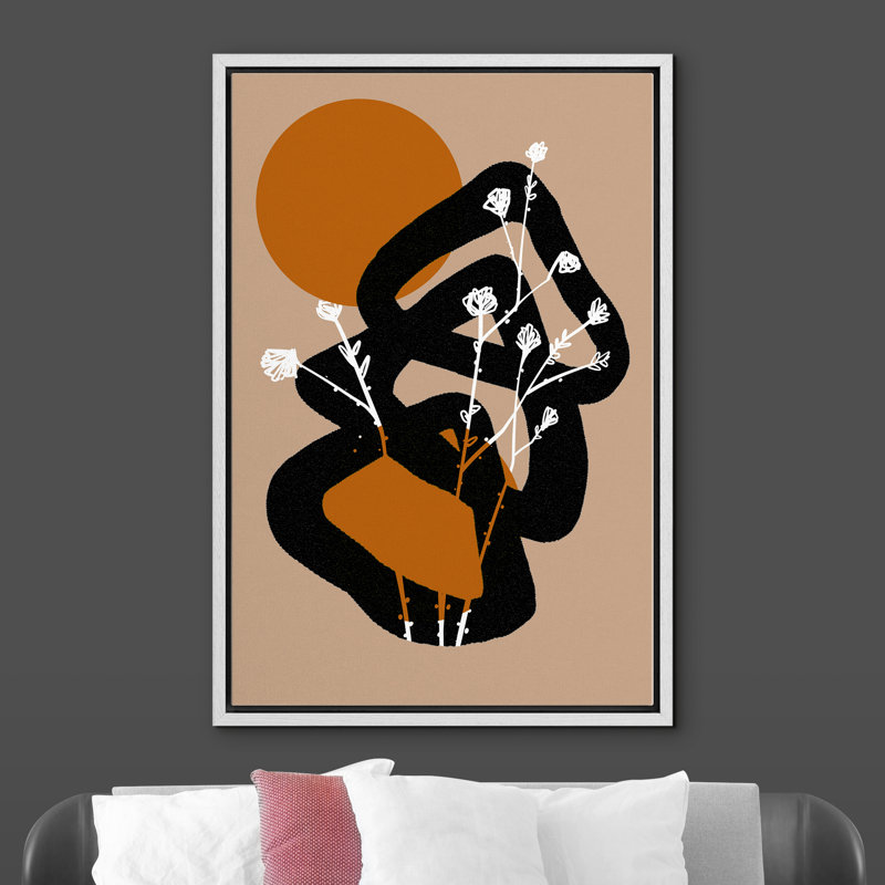 Cadre flottant, impression sur toile, Cadre blanc, H 36 po x l 24 po x P 1,5 po