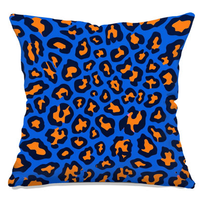 Coussins décoratifs double face à motif léopard