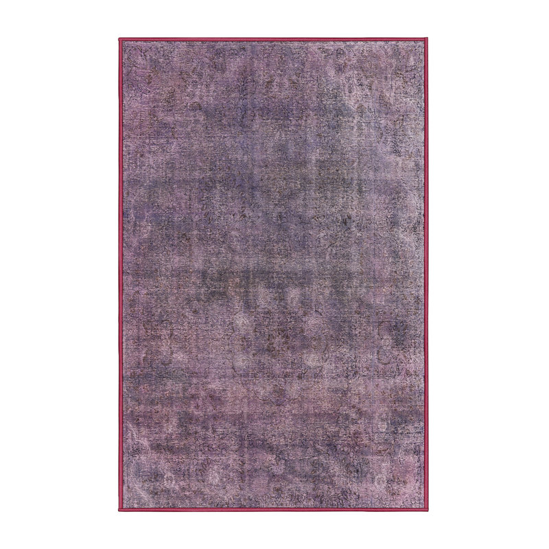 Tapis oriental rose / gris, Rectangle 8 pi x 12 pi