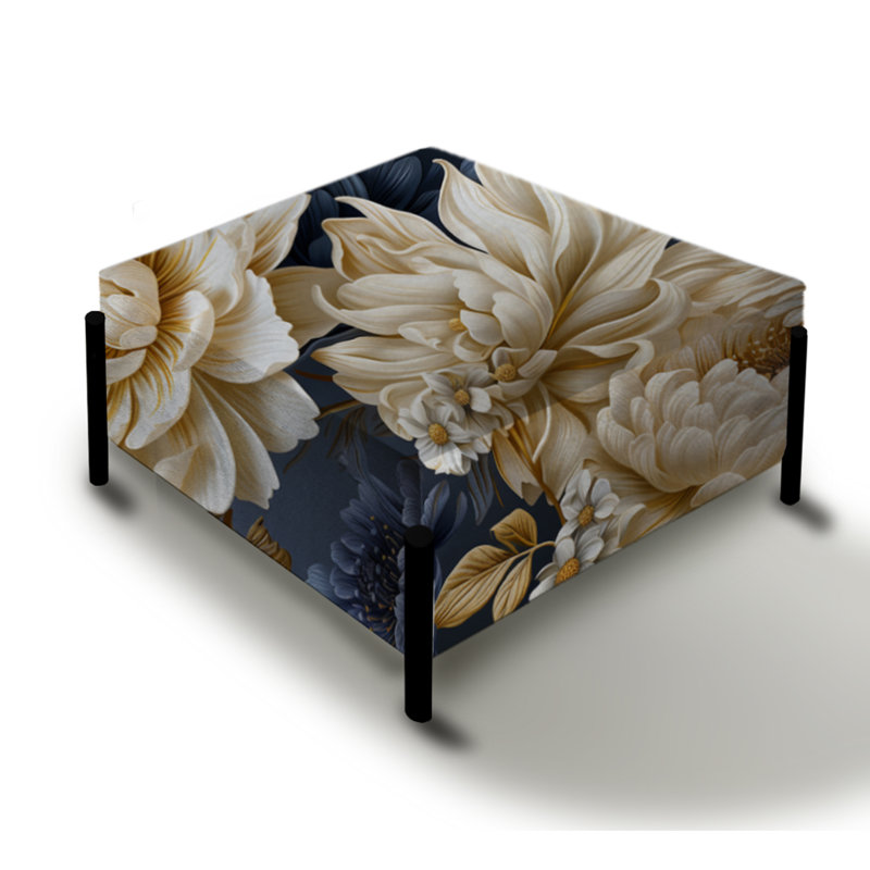 Grand repose-pieds Botanical Damask Haven