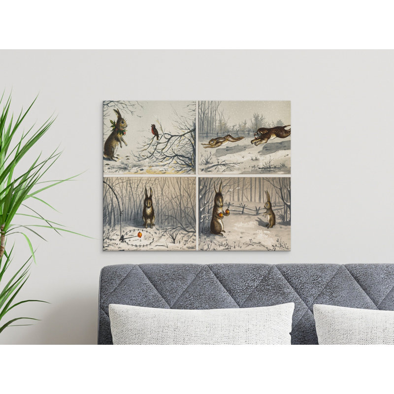 Sosebee Wrapped Canvas Print Set, 60x20
