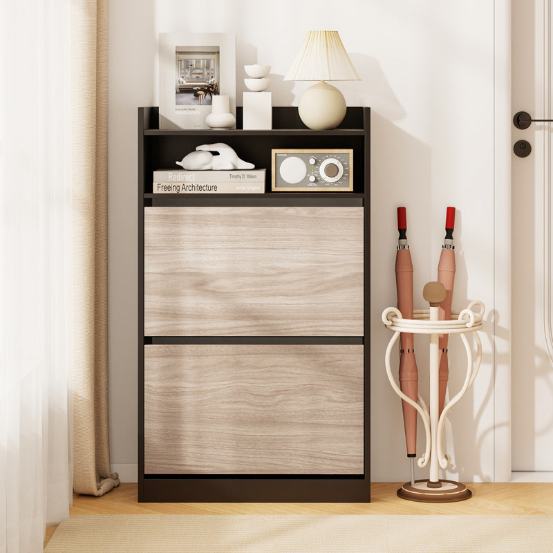 12 Pair Flip Down Shoe Storage