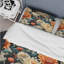 Ensemble de housse de couette Playful Floral Ivory And Blue Delight II - Floral-865827962