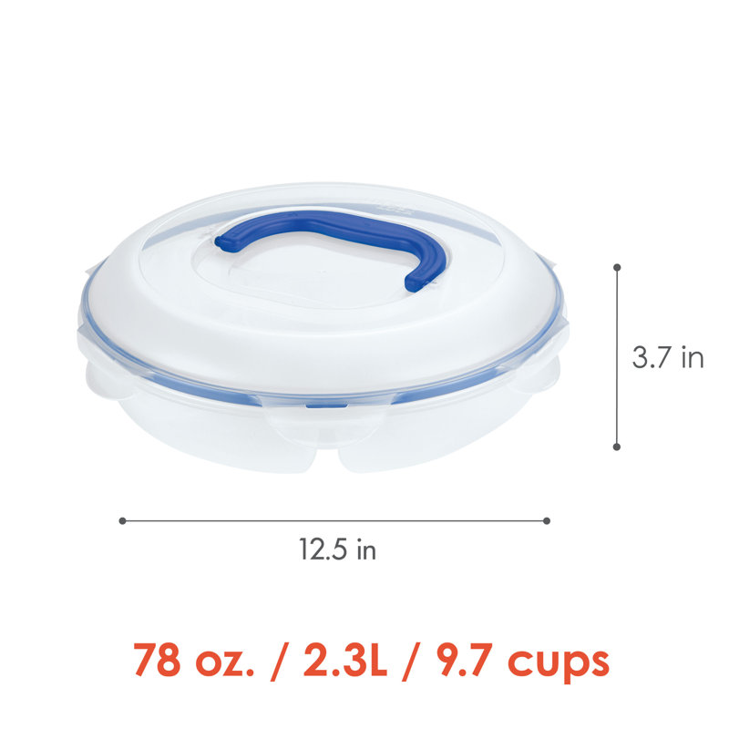 Contenant divisé 78 oz. Easy Essentials Contenant alimentaire