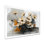 Fleurs de Jacinnyn Golden Zinnias, beauté dépliée III - Zinnias, art mural