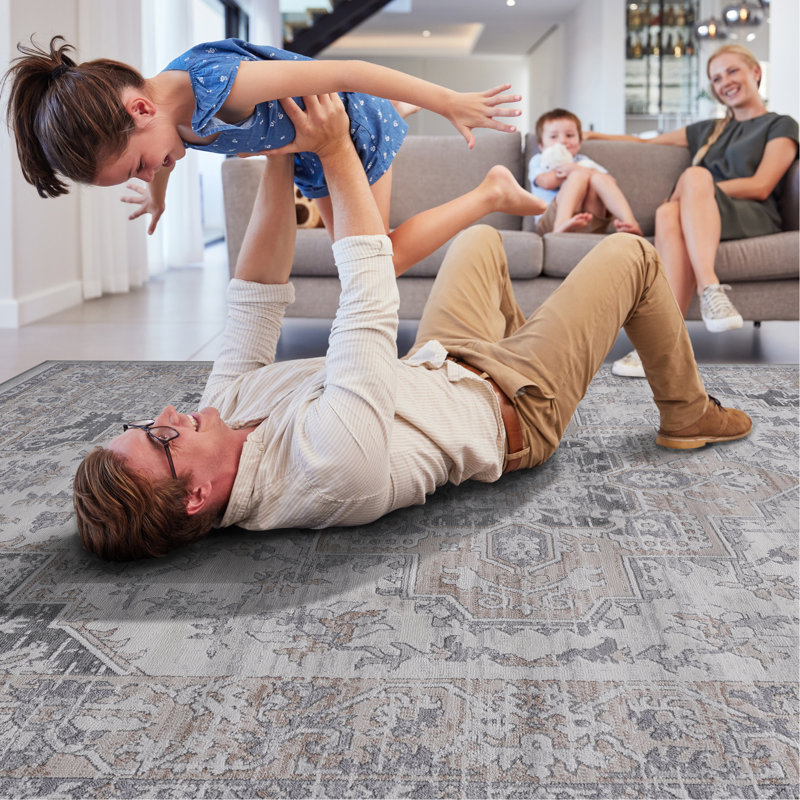 Loom & Area Rug 2X8, /Beige/, Non-Shedding, Stain , Perfect For Bedroom Living Dining Theme /Beige/ 2X8 Rug, Ideal Room Home Office