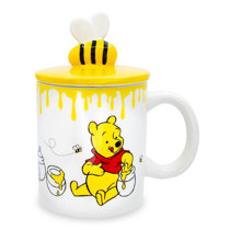 Disney Winnie The Pooh Hunny Pot Carnival Cup with Lid and Straw | Hold 24 Ounce