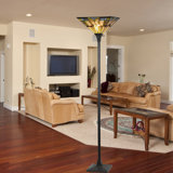 Briggston 69'' Vintage Bronze Torchiere Floor Lamp