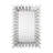 Rabell Rectangle Sunburst Glass Wall Mirror